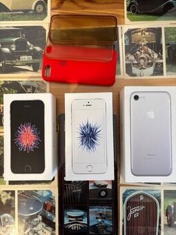 Predám IPhone 7, SE white, SE red