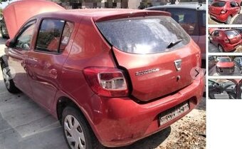 DACIA SANDERO 1.2 2014 predám DVERE, PIATE DVERE, MOTOR, PRE
