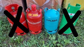 Predám prázdne plynové fľaše
