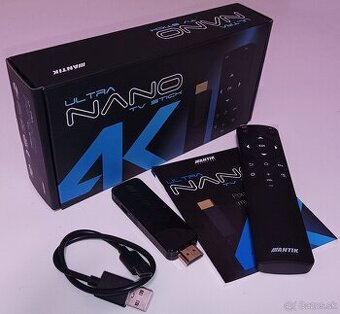 Predám nový ANTIK Ultra Nano Stick TV box + TV balík na 1mes