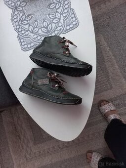 Damske RIEKERc38 topanky zelene