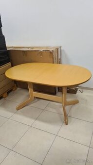 Kuchynský rozťahovací stôl oval 148/192x88