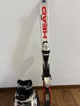 Detské lyže Head 107 a lyžiarky