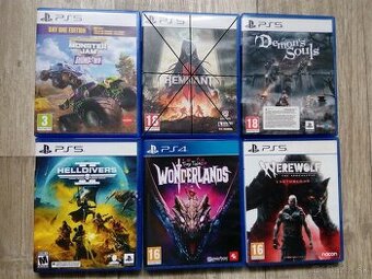 Predám Hry na PS5 a PS4