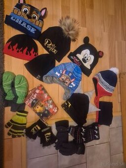 Zimné čiapky,šály,rukavice
