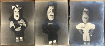 3 reklamné fotografie, cca 1930