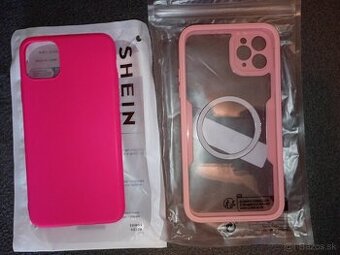 Ružové obaly na iPhone 11 PRO Max