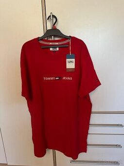 Pánske tričko Tommy Jeans - červené (veľkosť M/L)