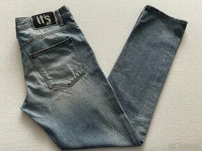 Pánske,kvalitné džínsy MET - Made in Italy - veľkosť 36/34