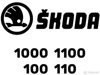 Diely na Škoda 1000, 1100, 100, 110