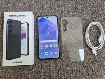 Samsung Galaxy A55 5G 8GB/128GB,top stav,zaruka,kryt