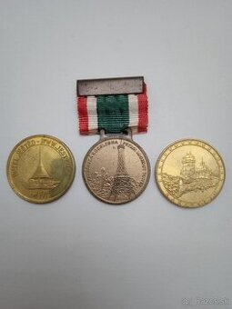 Tokeny a medaila z ČR - 3 ks