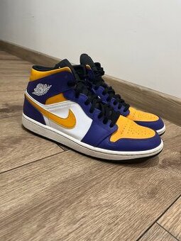 Air jordan 1 Lakers mid tenisky
