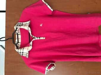 BURBERRY fuksia damske tricko L