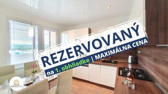 REZERVOVANÝ | 2 izbový ZARIADENÝ byt 60 m² s LOGGIOU, okamži
