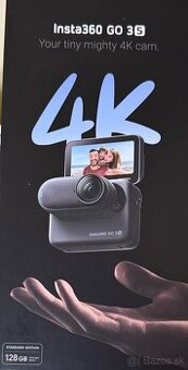Predám novú outdorovú kameru INSTA 360 GO 3 S 127 GB