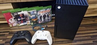 Xbox Series X 2 ovladace 6 hier