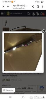 Zahradny slnecnik  led svetlo