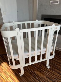 Detská antirefluxná rastúca postieľka Nika Duo – biela