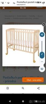 Detská postieľka a prístelka