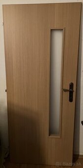 Interiérové dvere s matným sklom 80tky/pravé