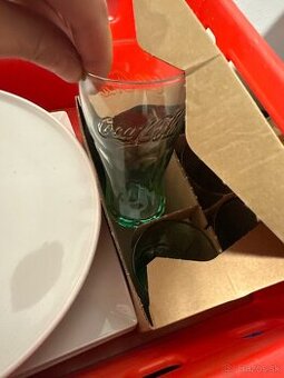 Zelené poháre Coca-Cola – sada / viac kusov