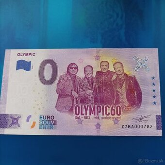 0 euro souvenír Olympic
