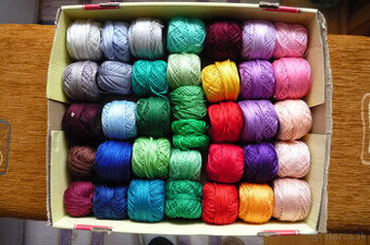 Vyšívacia priadza PERLOVKA