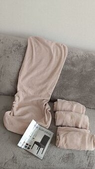 Nové poťahy na stoličky výborná kvalita 4 kusy