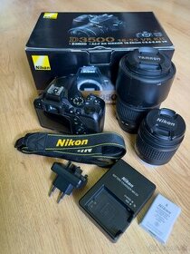 Nikon D3500 + AF-P DX 18-55mm VR +  Tamron AF 70-300 m
