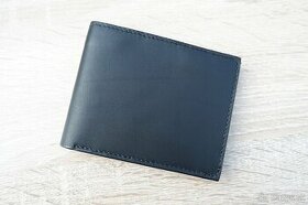 Kožená peňaženka - čierna W-02BK - 1