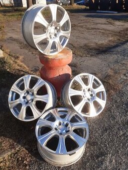 Alu disky 5x120 R18 + snímače TPMS - 1
