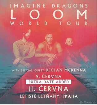 IMAGINE DRAGONS PRAHA/ 2 ks STATIE / 11.6.2025