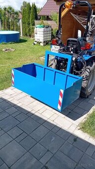 Transportný box hydraulicky sklápateľný za malotraktor