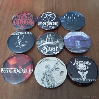 Metal,Rock,CD,DVD,EP,násivky,retiazky,odznaky,plagáty,trická