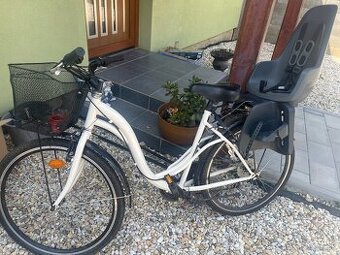Damsky bicykel so sedackou