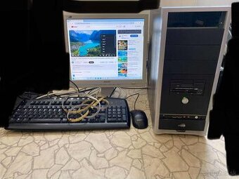 Predám kancelárski pc z i3 4gb ram 250 gb hdd win 11