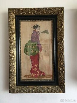 Párové vyšívané obrazy