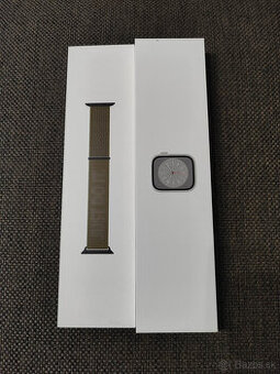 Apple watch series 8, 45mm silver aluminium