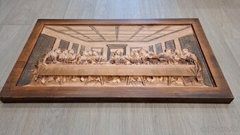 Predám krásny obraz posledná večera ako v ráme