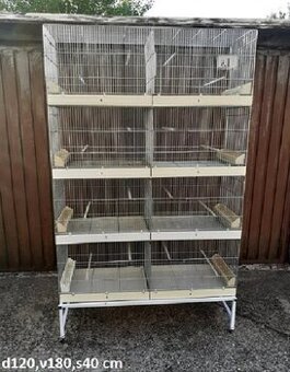 Talinske klietky 120 cm  za  65 eur/ks