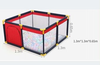 Detska ohradka pre deti 130X130 cm