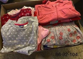 Balík dievčenského oblečenia 86-92-104