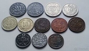 Mix drobných mincí RU.