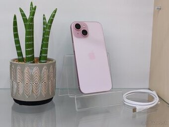 Apple iPhone 15 128GB Pink | ZÁRUKA 24M