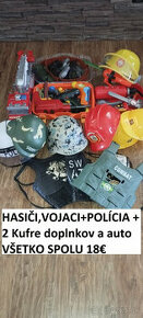 Hasiči + polícia + vojaci