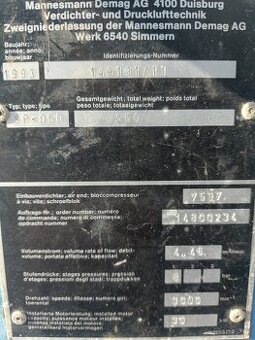 Demag 30 kw skrutkový kompresor