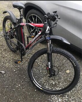 Elektrobicykel AGOOS Uphill, odpružená vidlica, 29” kolesá