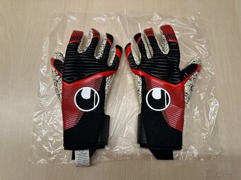 Brankárske futbalové rukavice-Uhlsport Powerline Sprgrp+Fs