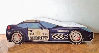 Detská posteľ  policajt/sheriff